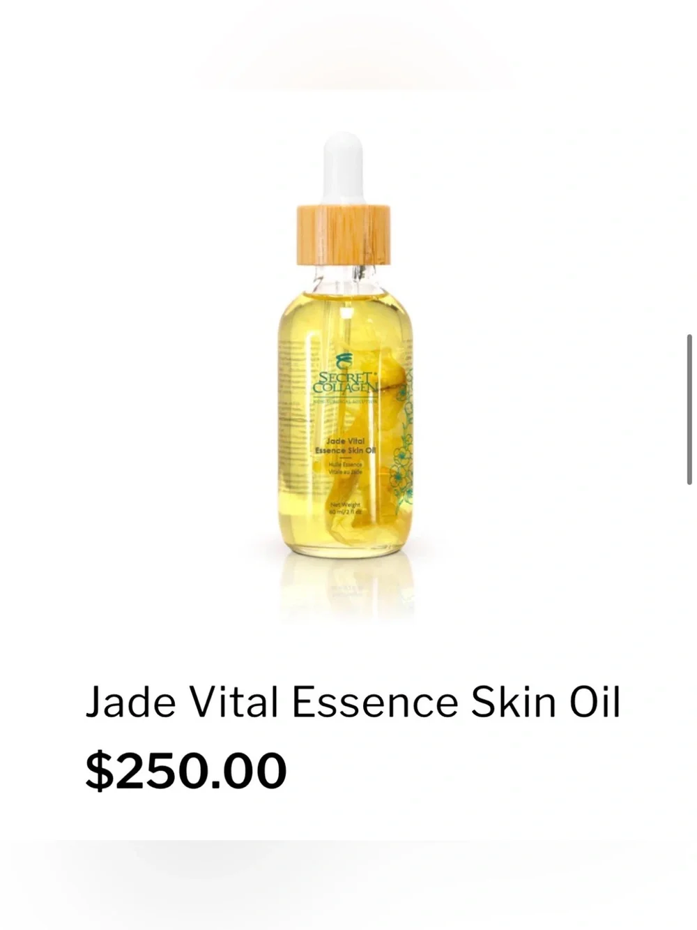 Secret Collagen Jade Vital Essence Skin Oil